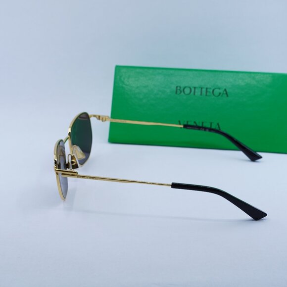 Final Price! Bottega Veneta BV1301S 001 Gold Grey Sunglasses  display picture 3